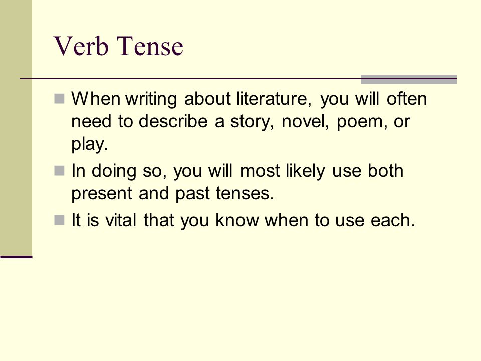 How to Choose the RIGHT Tense for Your Novel